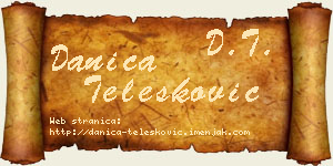 Danica Telesković vizit kartica